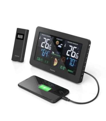 Hama 00186380 Weather station Premium Black