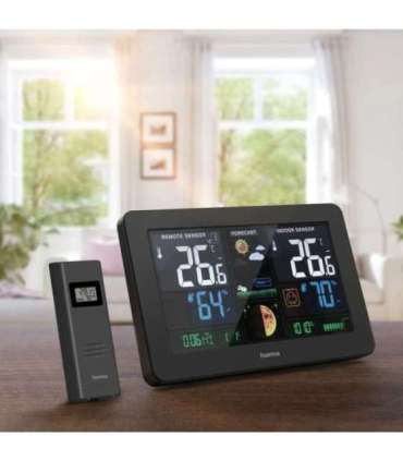 Hama 00186380 Weather station Premium Black