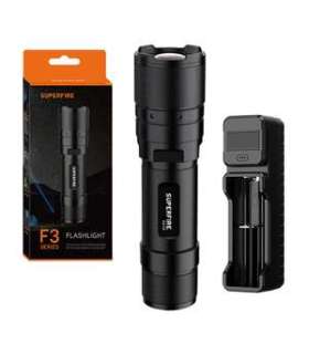 Flashlight Superfire F3-L2, 570lm