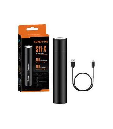 Mini flashlight Supfire S11-X, 700lm, USB