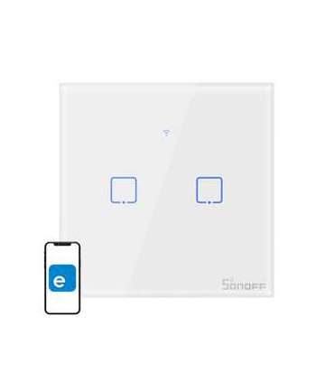 Smart Switch WiFi + RF 433 Sonoff T1 EU TX (2-channel)
