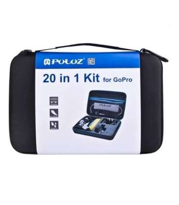 Puluz 20 in 1 Accessories Ultimate Combo Kits for sports cameras PKT11