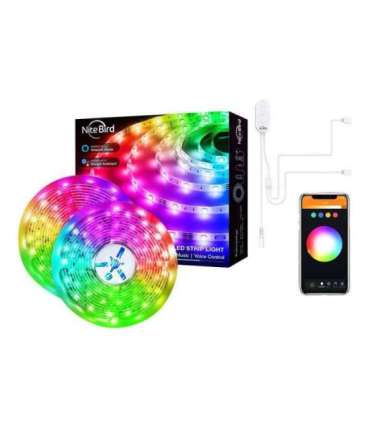 Smart WiFi RGB LED light strip NiteBird SL3 (2x5m), Tuya