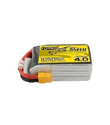 Tattu R-Line 4.0 1050mAh 22.2V 130C 6S1P XT60 Battery