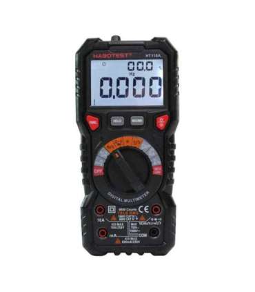 Digital Multimeter with Flashlight Habotest HT118A, True RMS, NCV