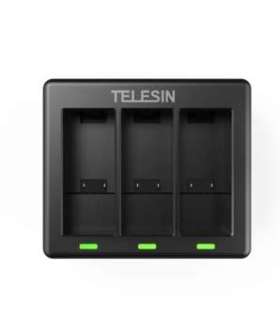 3-slot charger Telesin for GoPro Hero 12 / Hero 11 / Hero 10 / Hero 9