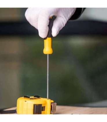 Slotted Screwdriver 3x100mm Deli Tools EDL6331001 (yellow)