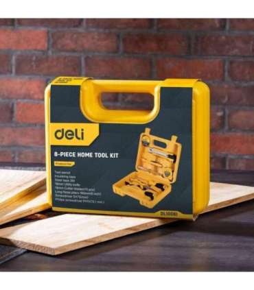 Household Tool Set 8 pcs Deli Tools EDL1008J