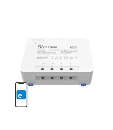 Smart WiFi switch with Energy Monitoring Sonoff POWR3 (25A/5500W)