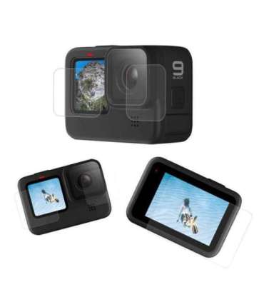 Screen and lens tempered glass Telesin for GoPro Hero 9 / Hero 10 / Hero 11 / Hero 12 (GP-FLM-901)