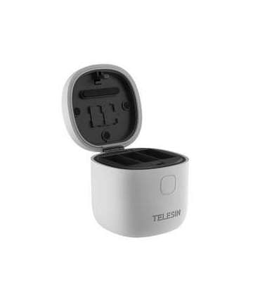 3-slot waterproof charger Allin box Telesin for GoPro Hero 12 / Hero 11 / Hero 10 / Hero 9