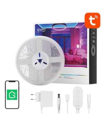 Smart WiFi RGB LED light strip Gosund SL2 (5m), Tuya