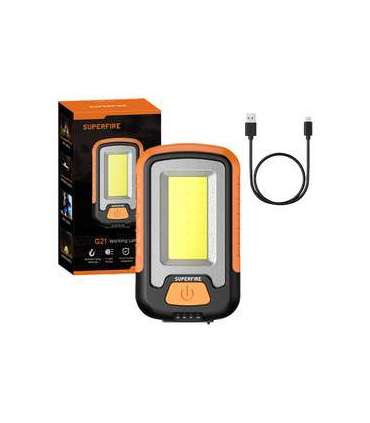 Workshop Flashlight Superfire G21, 650lm, USB
