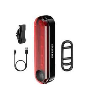 Rear bike light Superfire BTL01, USB, 230mAh
