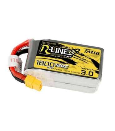 Battery Tattu R-Line Version 3.0 1800mAh 14,8V 120C 4S1P XT60