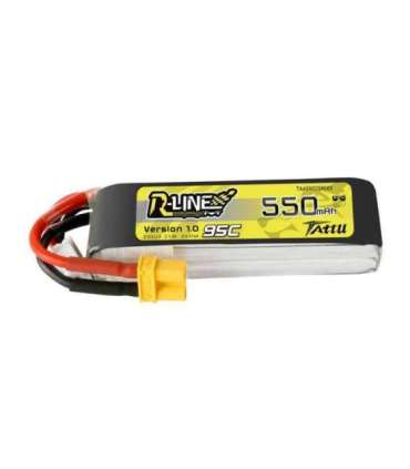 Battery Tattu R-Line 550mAh 7.4V 95C 2S1P XT30
