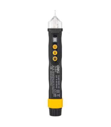 Non-contact voltage tester Deli Tools EDL8011, 12/48-1000V AC (black)