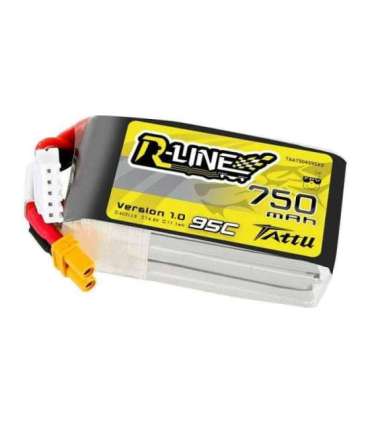 Battery Tattu R-Line 750mAh 14.8V 95C 4S1P JST-XHR