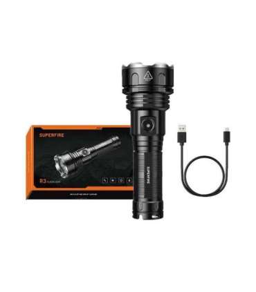 Superfire flashlight R3 P90, 2000lm, USB