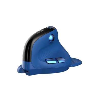Bezprzewodowa mysz pionowa Delux M618XSD BT+2.4G RGB (niebieska)