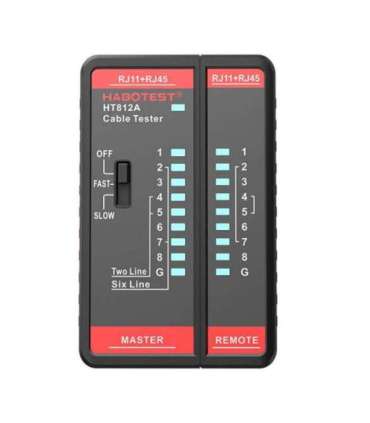Network cable tester Habotest HT812A  RJ45/RJ14/RJ12/RJ9