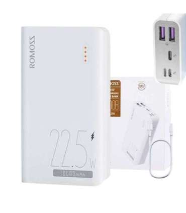 Powerbank Romoss SENSE4SF 10000mAh, 22.5W (white)