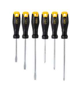 Screwdriver set Deli Tools EDL620006, with magnet, 6 pieces
