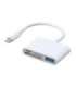 Lightning to USB OTG adapter Joyroom S-H142 SD card reader, microSD (white)