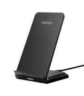 Choetech 10W inductive wireless charger with stand (black)