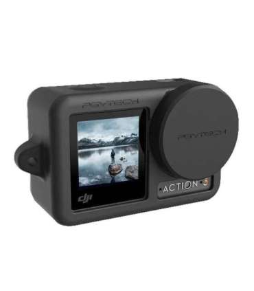 Silicone Rubber Case PGYTECH for OSMO Action (Black)