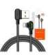 USB to Lightning cable, Mcdodo CA-4673, angled, 1.8m (black)