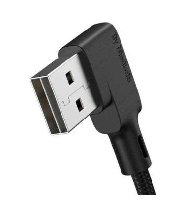 USB to Lightning cable, Mcdodo CA-7300, angled, 1.8m (black)