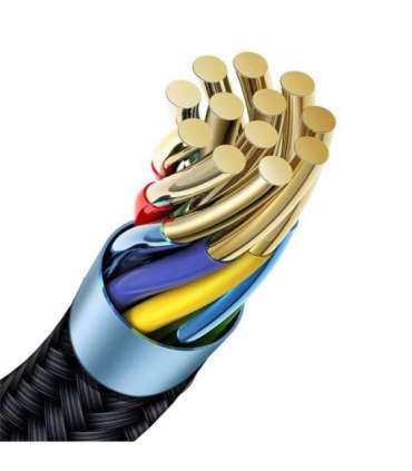 USB to Lightning cable, Mcdodo CA-7300, angled, 1.8m (black)