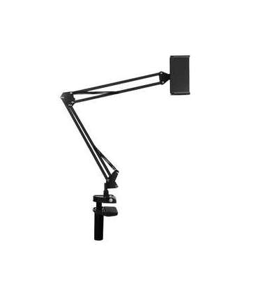 Desk stand Puluz with phone/tablet holder (black)