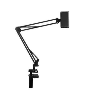 Desk stand Puluz with phone/tablet holder (black)