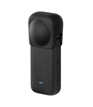 Silicone protective lens cover Puluz for Insta360 X3 (black)