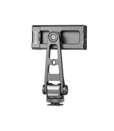 Swivel phone holder Puluz with universal 1/4 mount (black)