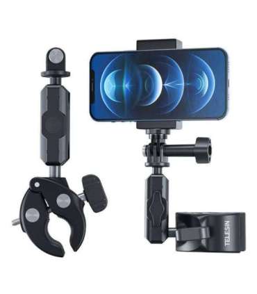 TELESIN Universal Handlebar Tube Clamp Mount for action cameras
