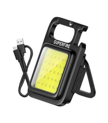 Flashlight Superfire MX16, 600lm, 500mAh, USB-C