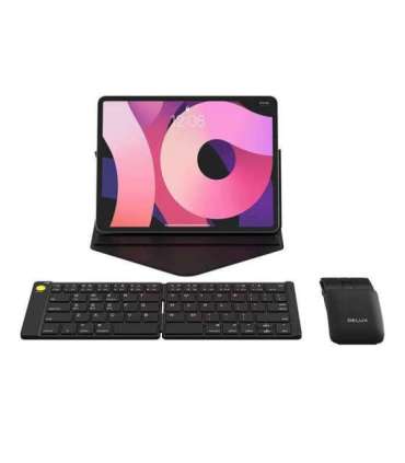 Set Wireless foldable Keyboard Delux KF10 and mouse MF10PR