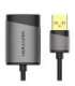External USB Sound Card Vention CDKHB, TRS 3.5mm, 0.15m (gray)