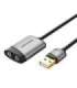 External USB Sound Card Vention CDKHB, TRS 3.5mm, 0.15m (gray)