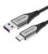 Cable USB-C to USB 2.0 Vention COFHG FC 5A 1.5m (grey)