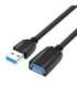 Extension Cable USB 3.0 male to USB female Vention VAS-A45-B300 3m (Black)