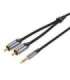 Cable Audio 2xRCA to 3.5mm Vention BCNBI 3m (grey)