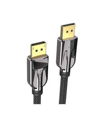 Cable 2xDisplay Port 1.4 Vention HCABI 8K 60Hz 3m (black)