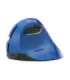 Wireless Vertical Mouse Delux M618Mini BT4.0 + 2.4Ghz 4000DPI RGB (blue)