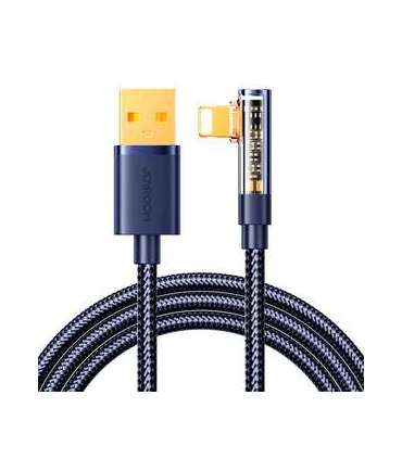 Angle Cable to USB-A / Lightning / 1.2m Joyroom S-UL012A6 (blue)