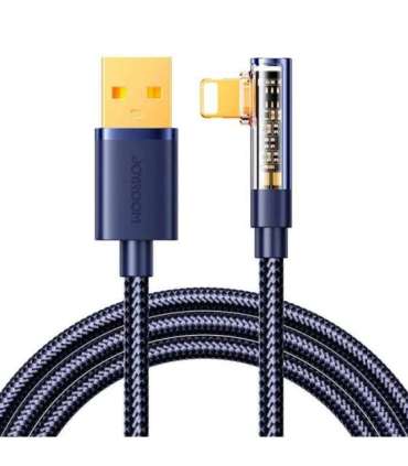 Angle Cable to USB-A / Lightning / 1.2m Joyroom S-UL012A6 (blue)
