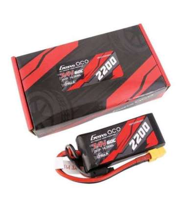 GensAce G-Tech LiPo 2200mAh 7.4V 60C 2S1P XT60 Battery